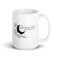 We’re Happy Free Confused And Lonely At The Same Time White glossy mug