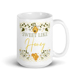 Sweet Like Honey White glossy mug