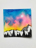 Mini Watercolor Landscape Painting