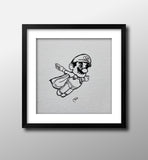 Mini Original It’s a me Ink Art