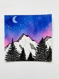 Mini Watercolor Landscape Painting