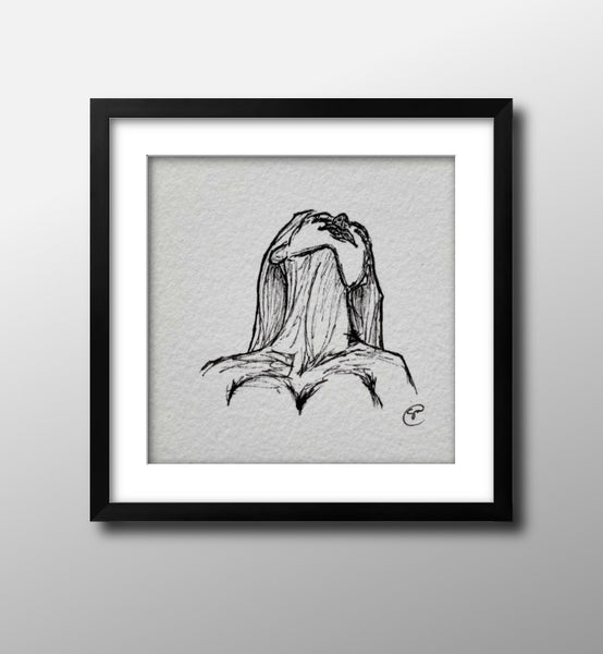 Mini Original Ink Art Ecstasy