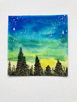 Mini Watercolor Landscape Painting