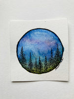 Mini Watercolor Landscape Painting