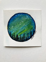 Mini Watercolor Landscape Painting