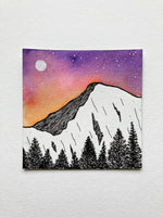 Mini Watercolor Landscape Painting