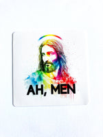 Ah, Men Sticker