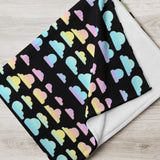 Pastel Clouds Throw Blanket