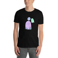 Awh Man Sad Ghost Short-Sleeve Unisex T-Shirt