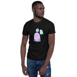 Awh Man Sad Ghost Short-Sleeve Unisex T-Shirt