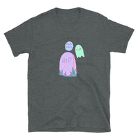 Awh Man Sad Ghost Short-Sleeve Unisex T-Shirt