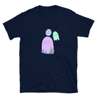 Awh Man Sad Ghost Short-Sleeve Unisex T-Shirt