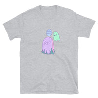 Awh Man Sad Ghost Short-Sleeve Unisex T-Shirt