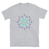 Sad Ghost Comic Circle Short-Sleeve Unisex T-Shirt