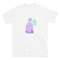 Awh Man Sad Ghost Short-Sleeve Unisex T-Shirt