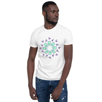 Sad Ghost Comic Circle Short-Sleeve Unisex T-Shirt