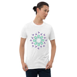 Sad Ghost Comic Circle Short-Sleeve Unisex T-Shirt