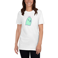 Sad Ghost Comic Dandelion Wish Short-Sleeve Unisex T-Shirt