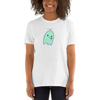 Sad Ghost Comic Dandelion Wish Short-Sleeve Unisex T-Shirt