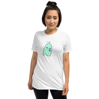 Sad Ghost Comic Dandelion Wish Short-Sleeve Unisex T-Shirt