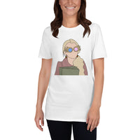 Spectacles Girl Short-Sleeve Unisex T-Shirt