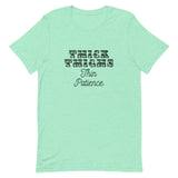 Thick Thighs Thin Patience Short-Sleeve Unisex T-Shirt