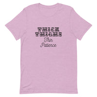 Thick Thighs Thin Patience Short-Sleeve Unisex T-Shirt