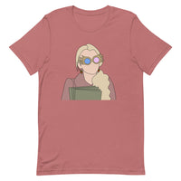 Spectacles Girl Short-Sleeve Unisex T-Shirt