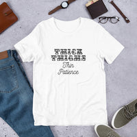 Thick Thighs Thin Patience Short-Sleeve Unisex T-Shirt