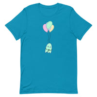 Sad Ghost Comic Balloon Flight Unisex t-shirt