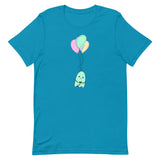 Sad Ghost Comic Balloon Flight Unisex t-shirt