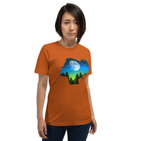 Green Sunset Short-Sleeve Unisex T-Shirt