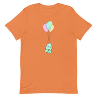 Sad Ghost Comic Balloon Flight Unisex t-shirt