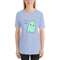 I miss hugs Sad Ghost Comic Short-Sleeve Unisex T-Shirt