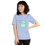 I miss hugs Sad Ghost Comic Short-Sleeve Unisex T-Shirt