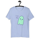 I miss hugs Sad Ghost Comic Short-Sleeve Unisex T-Shirt