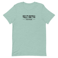 Buy Me Books And Tell Me To STFUATTDLAGG Unisex t-shirt