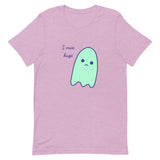 I miss hugs Sad Ghost Comic Short-Sleeve Unisex T-Shirt