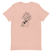 Skull Vase Unisex t-shirt