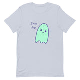 I miss hugs Sad Ghost Comic Short-Sleeve Unisex T-Shirt