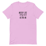 Mercury Just Retrograded All Over Me Unisex t-shirt