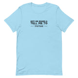 Buy Me Books And Tell Me To STFUATTDLAGG Unisex t-shirt