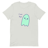 I miss hugs Sad Ghost Comic Short-Sleeve Unisex T-Shirt