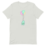 Sad Ghost Comic Balloon Flight Unisex t-shirt