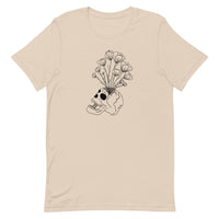 Skull Vase Unisex t-shirt