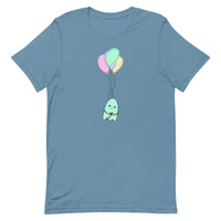 Sad Ghost Comic Balloon Flight Unisex t-shirt