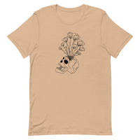 Skull Vase Unisex t-shirt