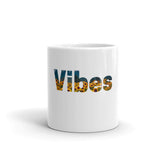 Vibes White glossy mug