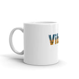 Vibes White glossy mug