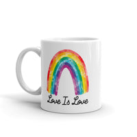 Love is Love White glossy mug